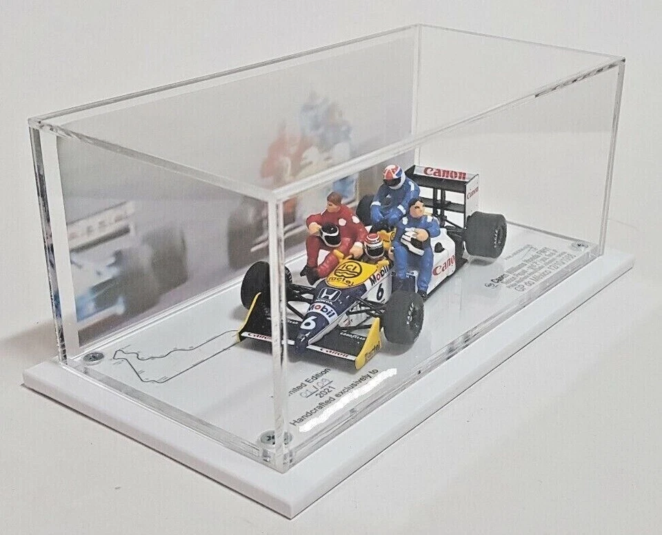 F1 WILLIAMS FW 11 Nelson Piquet  Ride Taxi  Johansson Alliot Arnoux GP MEX 1986 - Image 4 of 4