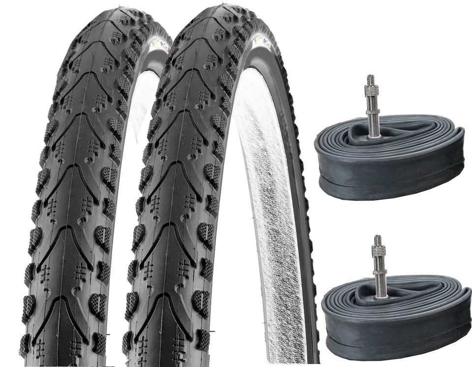 2x Kenda Fahrrad Reifen Mantel K-935 26x1.75" (47-559) schwarz + inkl. Schläuche