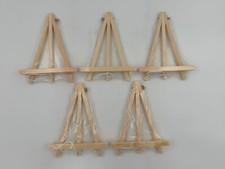 9 Inch Wood Easels Set of 5 Arts And Crafts Display Photos And Art Foldable
