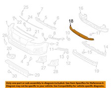 SUBARU OEM 21-23 Crosstrek Bumper Components-Upper Absorber 57705FL280