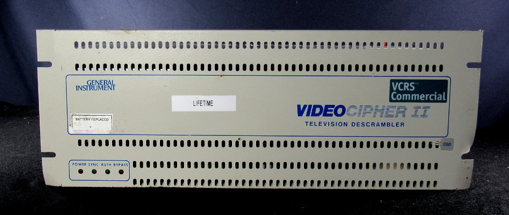VCRS Commercial Videocipher II Television Descrambler Gen