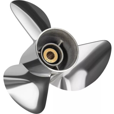 13 3/4 x 17 Stainless Steel Outboard Propeller For Yamaha 150-250HP 15Spline RH