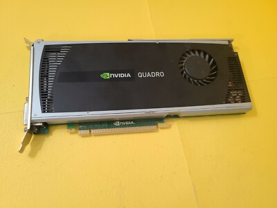 NVIDIA QUADRO 4000 2GB PCI-E GDDR5 DVI DUAL DISPLAY GRAPHICS CARD