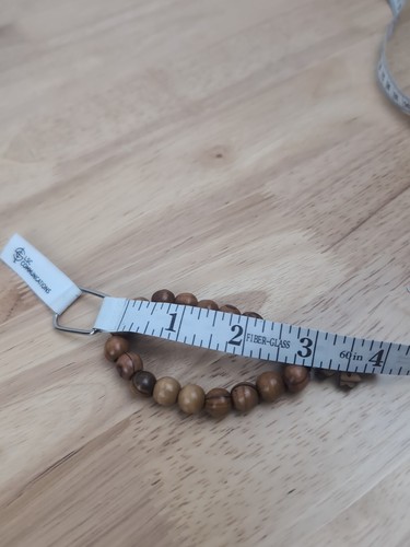 Wood Bracelet With Cross - Picture 6 of 8