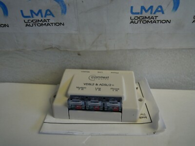 COMTEST CPE-01V POTS SPLITTER VDSL2 & ADSL2+ MODEM LINE PHONE PORTS *NEW