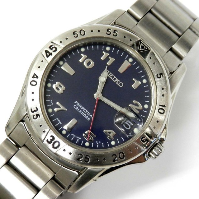 seiko titanium perpetual calendar watch