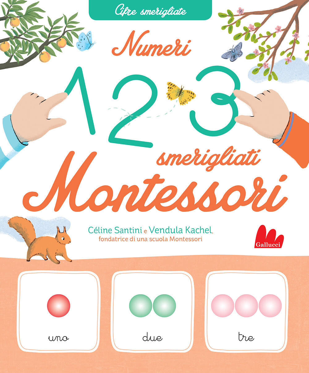 Libri Céline Santini / Vendula Kachel - Numeri Smerigliati Montessori