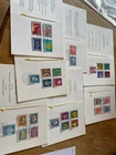 Switzerland 7 special stamp packs with FDC cancel.