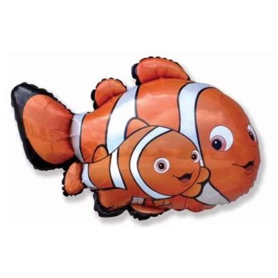 Clownfisch/Nemo Folienballon 26'' Folienballon unter Meer Motiv Folienballon c/w Band