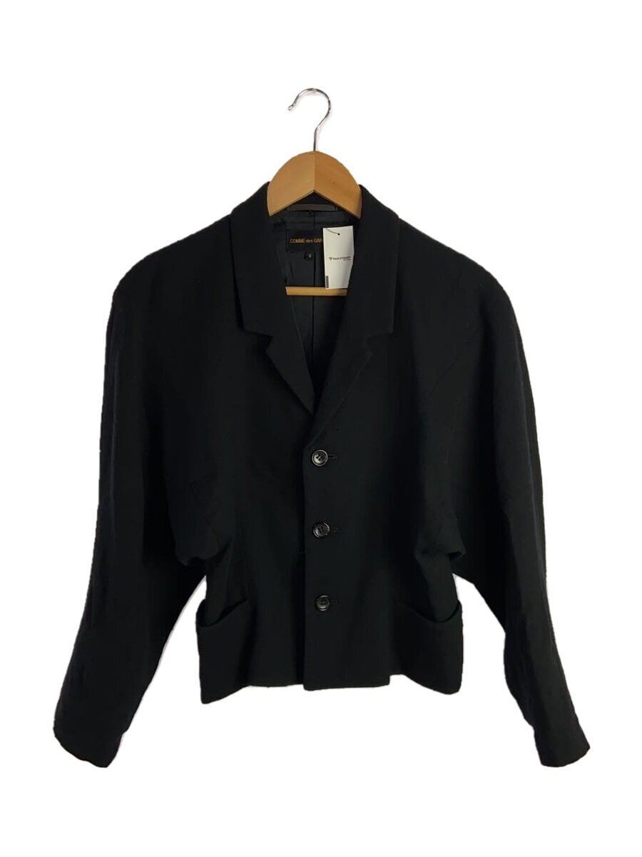 COMME des GARCONS tailored jacket 90s short S wool Black Used | eBay