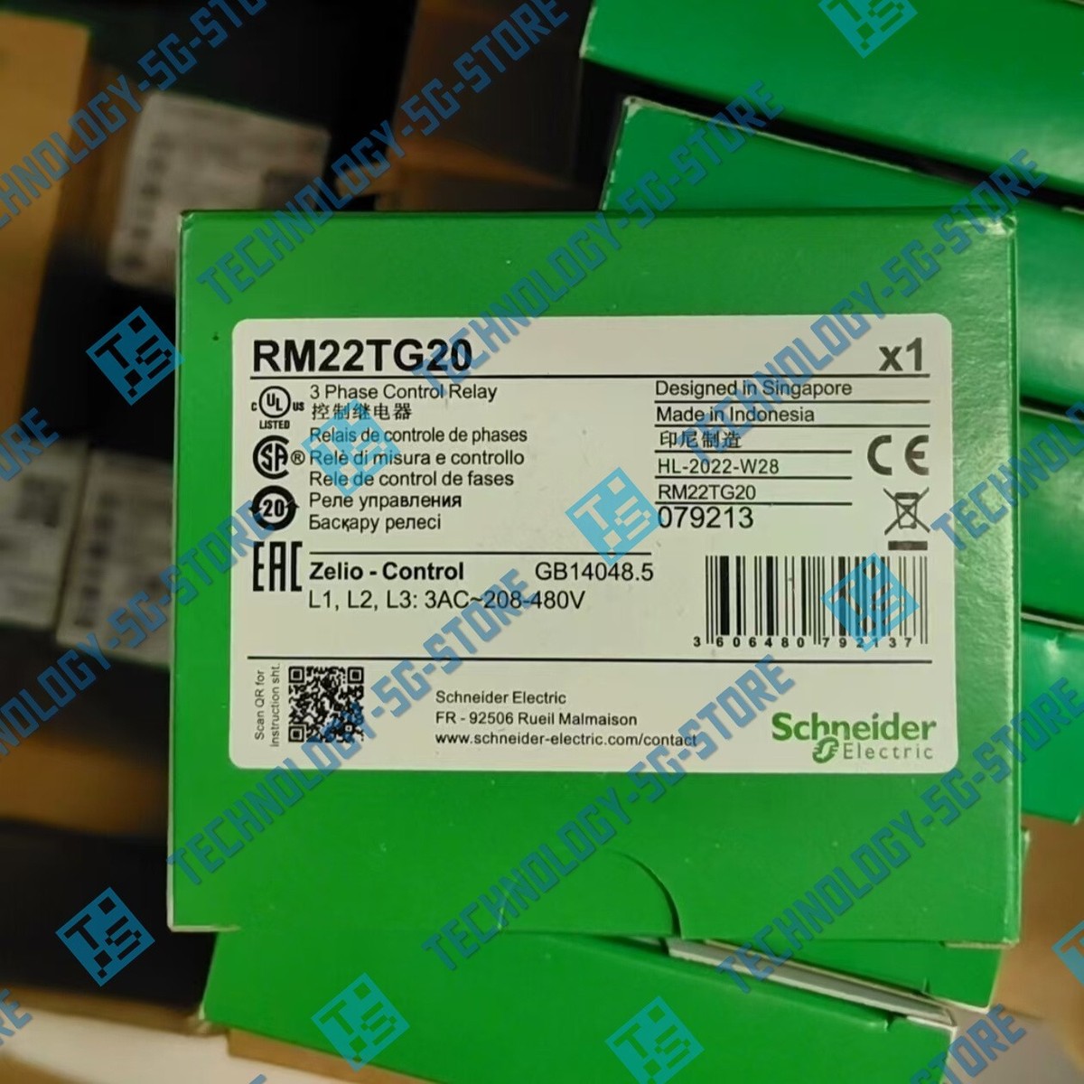 New Schneider RM22TG20 Control Relay | eBay