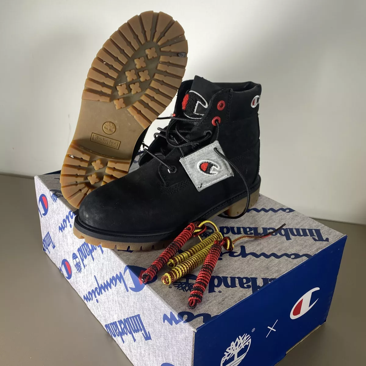 Grappig Isaac partij Timberland x Champion Collab Black Boots Size Mens 3 Boys 3 W 7 A1UCS A2998 | eBay Grappig Isaac partij Timberland x Champion Collab Black Boots Size Mens 3 Boys 3 W 7 A1UCS A2998 | eBay