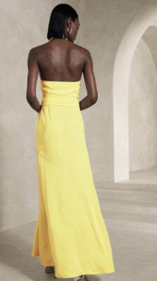 bettina satin halter maxi dress US 8 / MINT