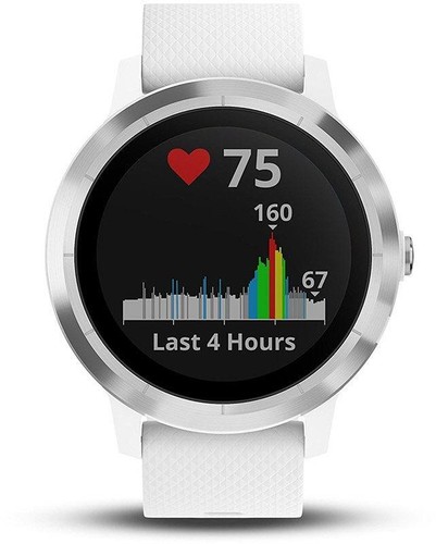 Garmin Vivoactive 3 HR GPS-Multisport-Smartwatch weiß - Bild 3 von 8