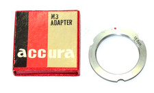 Accura M3 Adapter - Screw MT To M-3 Adapter - 135mm - in original box. EX  