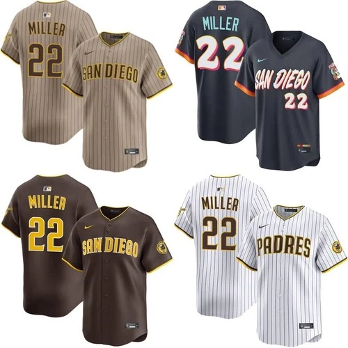 Mason Miller Padres All Stitched Jersey