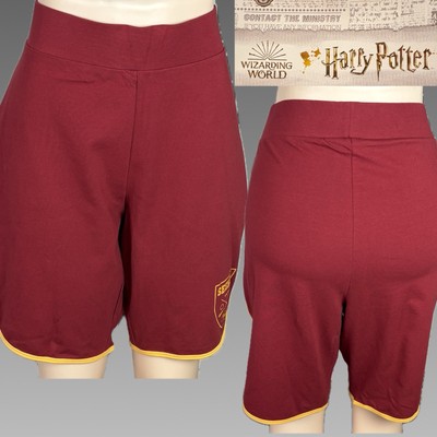 Harry Potter +3 Red Seeker Graphic Marigold Piping Trim Cotton Bike Shorts
