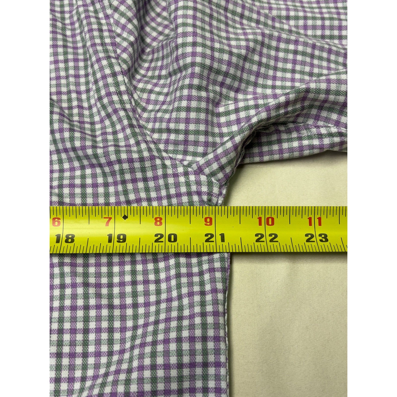 johnnie-O Performance Gingham Button Down Shirt M… - image 7
