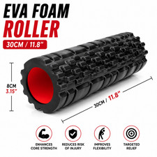 30cm EVA Foam Roller Fitness Muscle Recovery Massage Yoga Pilates Exercise Tool