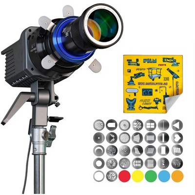 Bowens Mount Optical Snoot Kit für Aputure Amaran 100X/D, 200X/D, 150C, 300C,...
