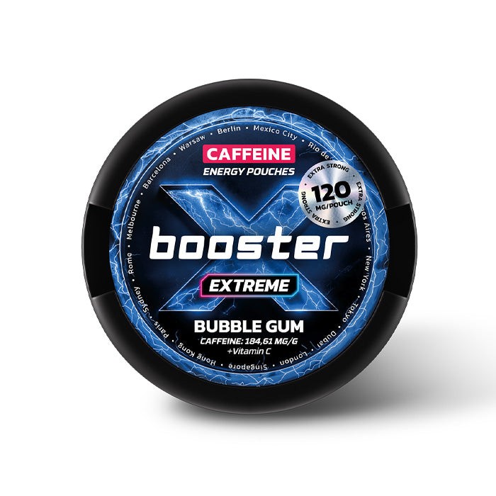 X-Booster Caffeine Energy Pouches 120mg Nicotine Free 20 Pack All Flavours