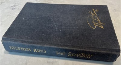 Pet Cemetery HC Book 1983 Stephen King Hardcover No Dust Jacket 