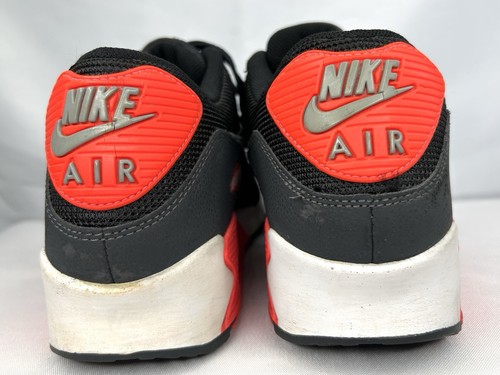 Scarpe Nike Air Max 90 Essential Infrared 537384-006 Infrared Nero Uomo Taglia 11 - Foto 8 di 15