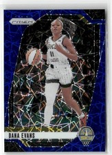 2024 Panini Prizm WNBA #72 Dana Evans Blue Velocity