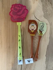 Beauty and The Beast (Rose Cogsworth Lumiere) Silicone Utensils Set