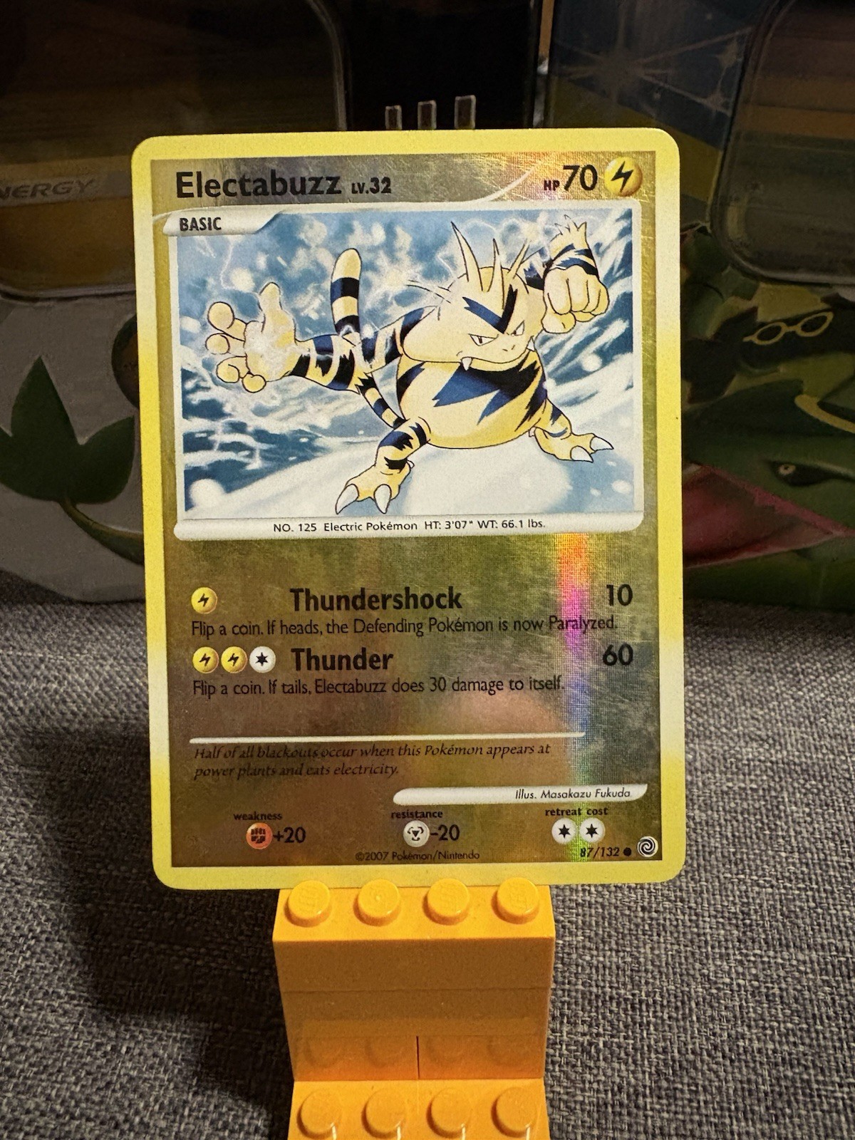 Pokemon Card - Electabuzz Secret Wonders 87/132 Reverse Holo