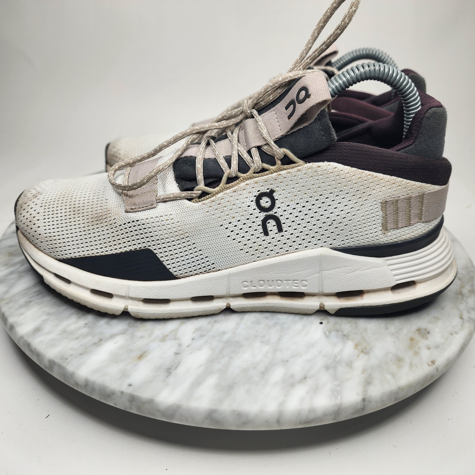 On Cloud Cloudnova White Umber Running Athletic S… - image 4