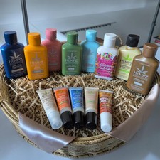Hempz Mini Lotion  Lip Balm Bundle   13 Pc Travel Size Set