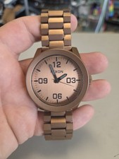 Nixon Mens Watch Take Charge The Corporal Copper Color