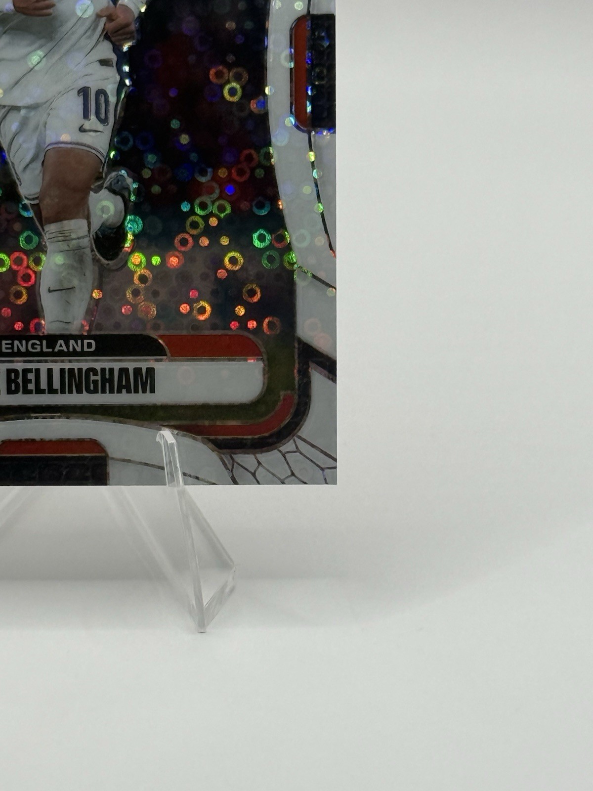 2026 Panini Prizm FIFA World Cup Jude Bellingham White Disco SSP #04/20 England view 15