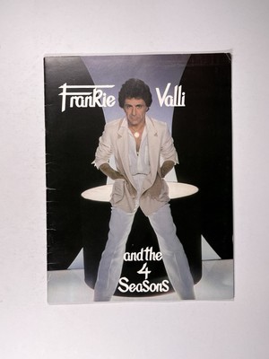 Frankie Valli Und The Four Seasons Programm Originales Konzert Souvenir 1981
