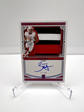 Zack Moss 2020 Panini National Treasures College Silhouettes Signatures /49