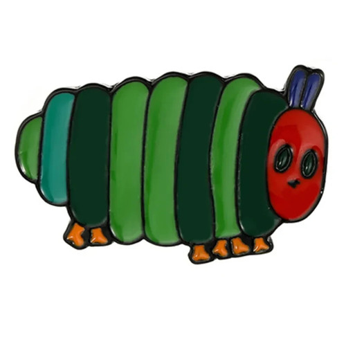 Fabulous The Very Hungrey Catepillar Pin Badge prezzo ebay