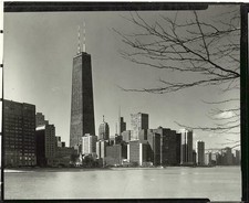 Chicago Illinois John Hancock Center 1970s Exterior Chicago River Skyline