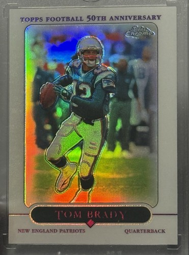Tom Brady [Refractor] #46 2005 Topps Chrome card