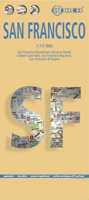Borch Map San Francisco | (Land-)Karte | Mehrfarbendruck. Gefalzt | 2 S. | 2018