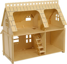 3D Puzzle House,Fantasy Villa Model Kit DIY Miniature Dollshouse