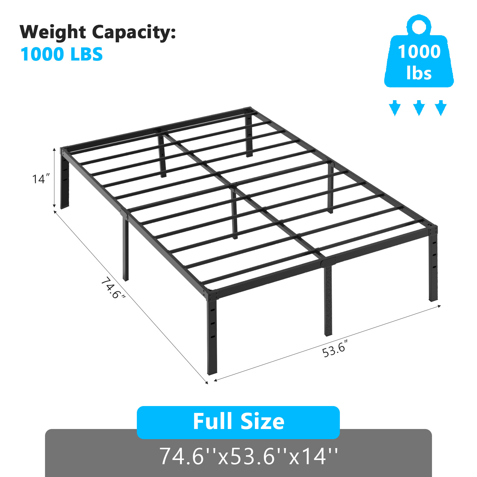 - 14 Inch Bed Height