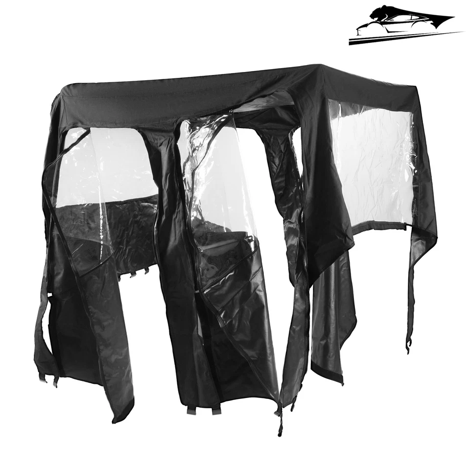 Puerta blanda de plástico para Polaris RZR-4 800 900 2010-2014 cabina completa gabinete Foto 3 de 4