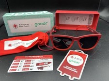 NEW American Red Cross Goodr Polarized Sungla...