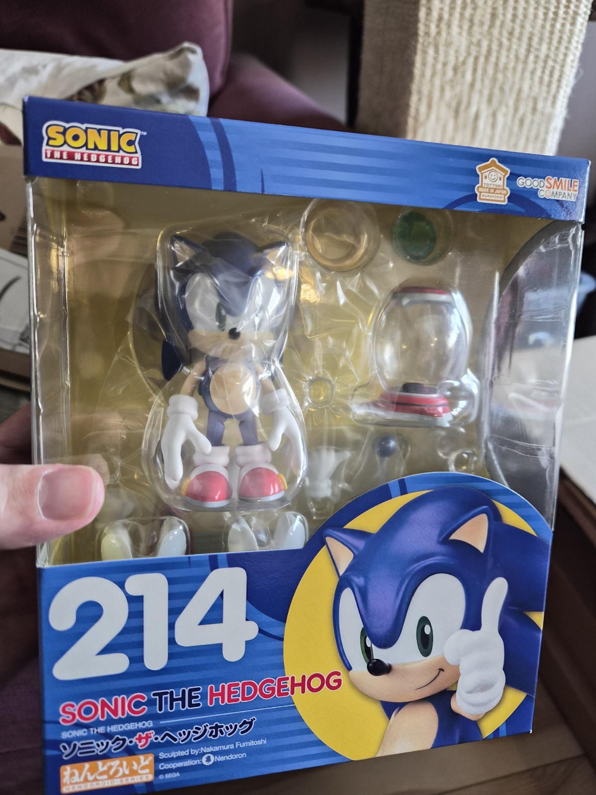 2012 Japanese Sonic The Hedgehog Nendoroid Figure Good Smile Company