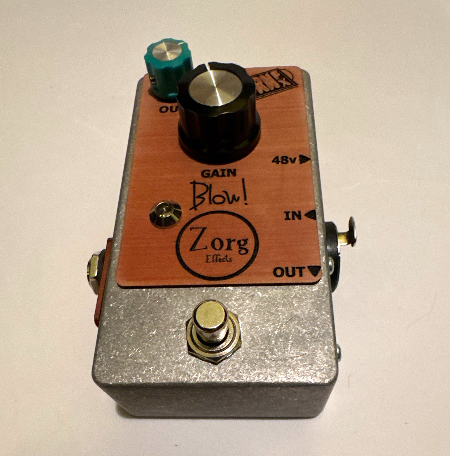 Zorg Effects Blow! Analog Overdrive Pedal for Electric Guitar