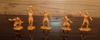 5 Vintage Marx Cavemen Cave Man Figures