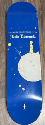 Vintage 90's Niels Bennett The Little Prince Girl Skateboard Maple
