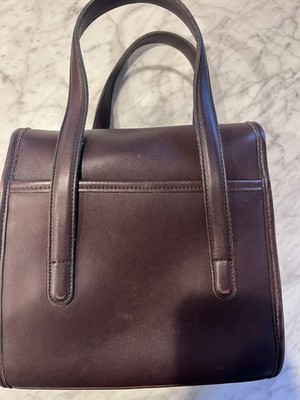 Rare! Vintage 1997 Coach Belmont Satchel Handbag In Brown E7C 