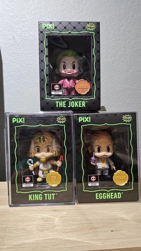 Thrilljoy Pix! Batman 66 King Tut Super, Egghead And Joker Hero